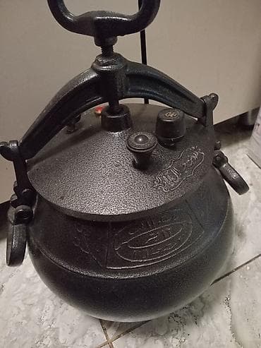 Идиш-аяк: Скороварки/казаны для приготовления под давлением. 1) Чугунный — 1