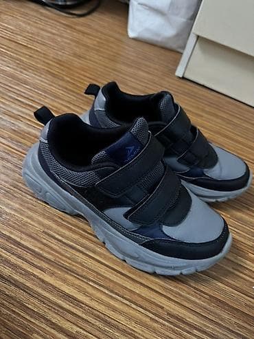 обувь италия: Кроссовки Demix для мальчика - Цвет: серый/тёмно‑синий/чёрный - — 1