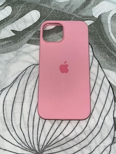 коробка айфон: Два чехла для iPhone: 1) Розовый силиконовый чехол с логотипом Apple — 4