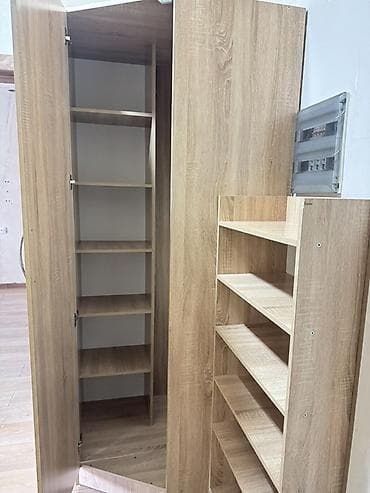 cupboard: Шкаф-прихожая, Б/у, С зеркалом, ЛДСП — 8