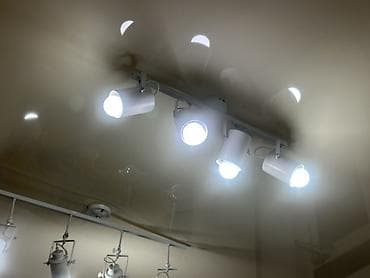 study lamp: Трековый светильник с поворотными спотами, белый - Система на прямом — 1