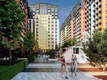 ква: Строится, Элитка, 1 комната, 45 м² — 2