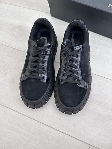 бутсы 39: Черные замшевые ботинки-кеды. Размер 36-36,5…Очень стильные и удобные — 5