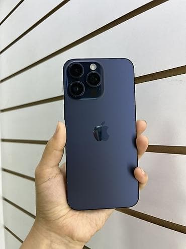 apple studio: IPhone 15 Pro Max, 256 ГБ, цвет синий/Blue (на фото). Характеристики — 1