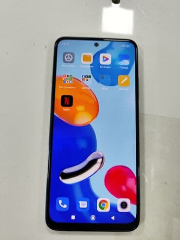 mini 4k: Redmi, Redmi Note 11, Б/у, 128 ГБ, цвет - Синий, 2 SIM — 2