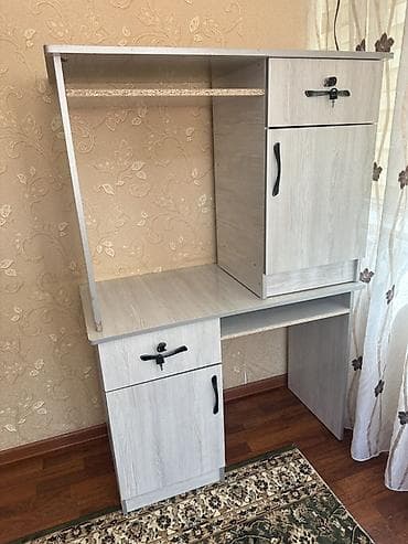 погонный метр кухни цена: Компьютерный стол, С полками — 1