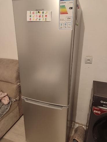 led: Холодильник GOODLIFE, двухкамерный, серебристый - Класс — 1