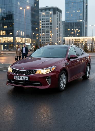 сдаётся авто с последующим выкупом: Kia Optima: 2017 г., 2.4 л, Автомат, Бензиновая, Седан — 1