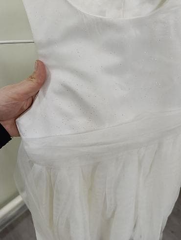 Платья: Детское платье, цвет - Белый, Новый — 2