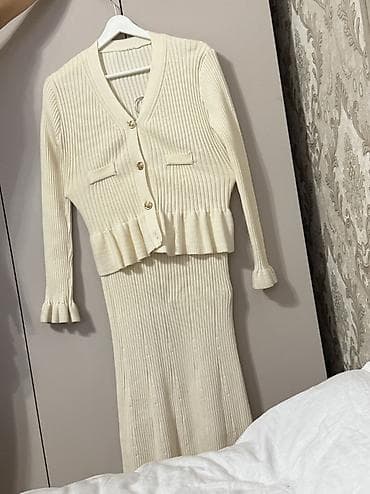 Блузки: Пончо, Классика, Зима, Шерсть, С меховой отделкой — 3