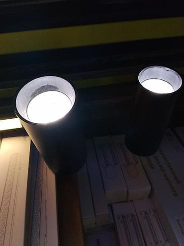 study lamp: Накладные цилиндрические светильники (downlight), корпус черный — 1