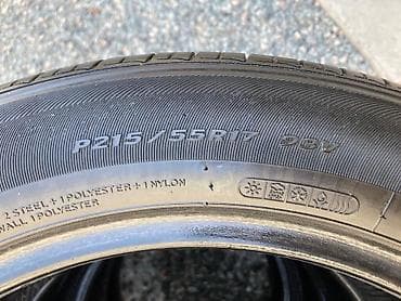 Шины 215 / 55 / R 17, Б/у, Комплект, Легковые, Корея, Hankook — 3