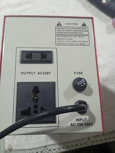 регулятор генератора: Стабилизатор напряжения, Однофазные — 1