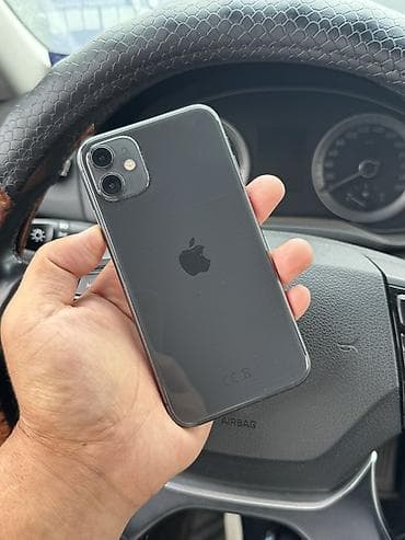 iphone 7s plus: IPhone 11, Б/у, 128 ГБ, Черный, Защитное стекло, Чехол, 74 % — 1