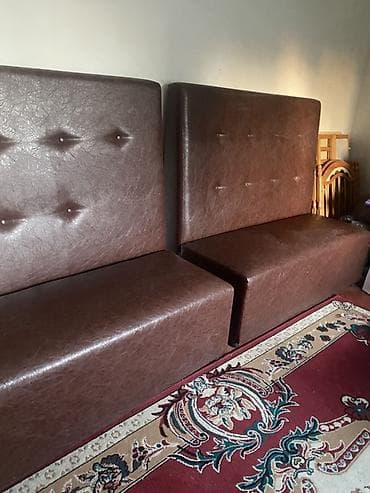 Диванные модули для кафе/хола, 2 секции - Тип: модульные банкетки с at lalafo.kg Диванные модули для кафе/хола, 2 секции - Тип: модульные банкетки с