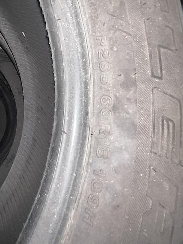 mazda miata: Шины 265 / 60 / R 18, Всесезонная, Б/у, Комплект, Внедорожные (АТ/МТ), Япония, Bridgestone — 5