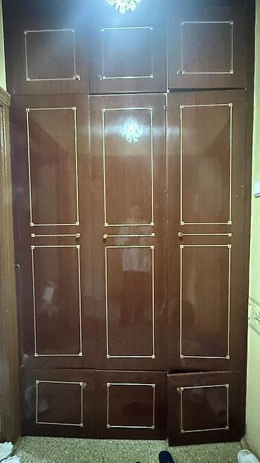 лист для мебели: Гарнитур для зала, Шкаф, Дерево, цвет - Коричневый — 2