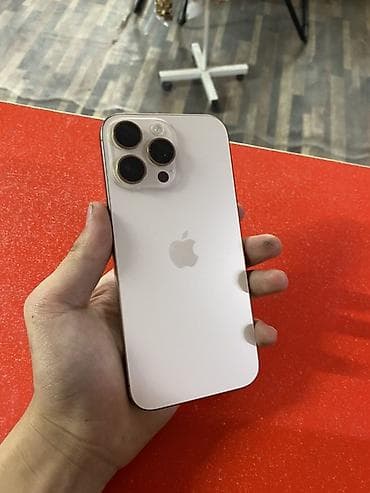 Техника жана электроника: IPhone 16 Pro Max, Колдонулган, 256 ГБ, Desert Titanium, Каптама, Куту, 100 % — 1