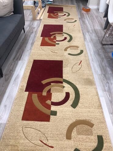 дешевый ковер: Ковровая дорожка 80 см* 1 пог. м, Геометрия — 1