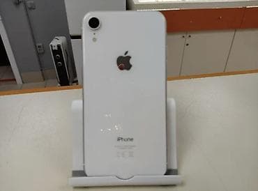 IPhone Xr, Б/у, 64 ГБ, Белый, Чехол, Кабель, 100 %
