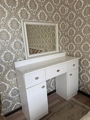 спальный гарнитур в кредит: Спальный гарнитур, Двуспальная кровать, цвет - Белый — 1