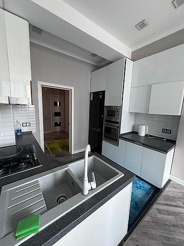 2 комнаты, 77 м², Бишкек Парк ТРЦ Элитка, 6 этаж, Евроремонт