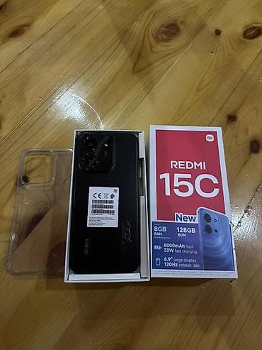 tab s2: Redmi, Redmi 15C, Б/у, 128 ГБ, цвет - Черный, 2 SIM — 6