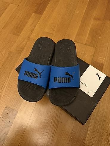 Мужские сандалии, 39, Puma, Б/у, цвет - Синий, Самовывоз