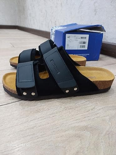Босоножки, сандалии, шлепанцы: Мужские сандалии, 39, 39.5, 40, Birkenstock, Новый, цвет - Черный, Самовывоз — 4