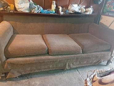 sofa bed: Прямой диван, Б/у — 1