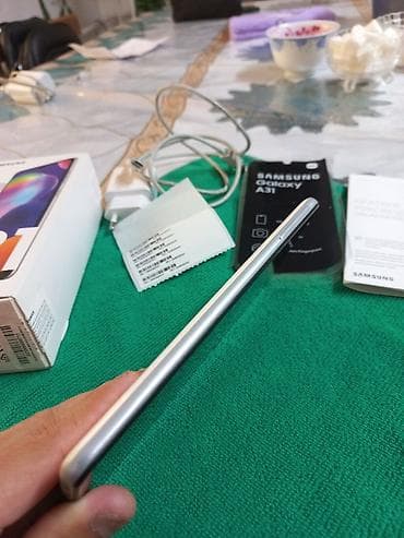 самсунк а31: Samsung Galaxy A31, Б/у, 64 ГБ, цвет - Белый, 2 SIM — 10