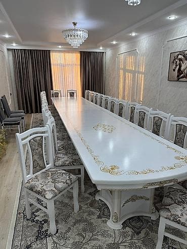 coffee table: Стол и стул для зала, цвет - Белый — 5