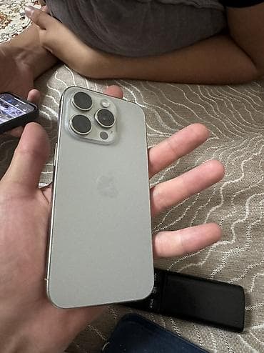 apple iphone 13 pro max: IPhone 15 Pro, Б/у, 128 ГБ, Natural Titanium, 85 % — 1