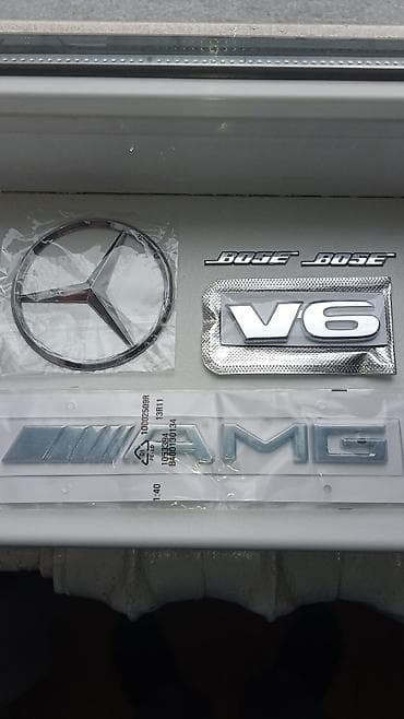 w211 e500: Продаю 3d наклейки " Bose" ."Harman Cardon " из хромированного сплава — 2