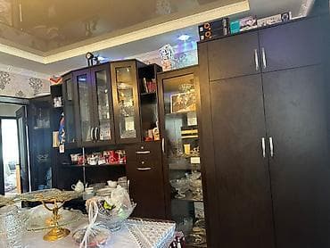 детская кровать люлька: Стенка-шкаф, Тип стенки-шкафа: Модульная, Для зала, Особенности: Для хранения посуды — 3