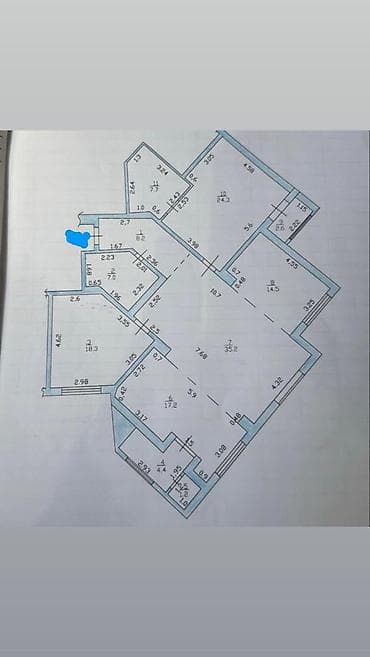 Кыймылсыз мүлк: 4 бөлмө, 140 м², Элитка, 15 кабат, Евроремонт — 6