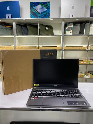 асер ноутбук цена: Ноутбук, Acer, 16 ГБ ОЭТ, AMD Ryzen 5, 15.6 ", Жаңы, Татаал эмес тапшырмалар үчүн, эс тутум SSD — 1