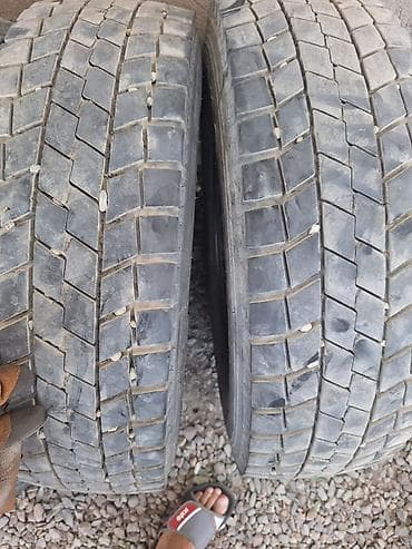 Шиналар жана дисктер: Комплект задних грузовых шин 215/75 R17.5 - Количество: 4 штуки Б/у в — 4