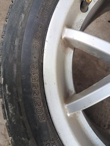 зимние шины 15: Колеса в сборе 205 / 55 / R 16, Зима, Комплект, Легковые, Литые, отверстий - 5 — 3