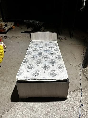 крепежи: Односпальная кровать, С матрасом, длина - 200 см — 1