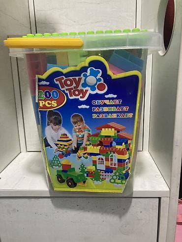 машина детская: Новый Конструктор Toy Toy — набор из 200 деталей в пластиковом — 1