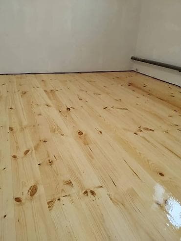 Отделочные работы: Шлифовка и лакировка деревянных полов - Профессиональная циклевка до — 2