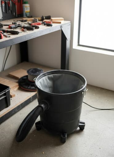 Генераторы: Промышленный/строительный пылесос Hausmann (нержавеющий бак) — 1