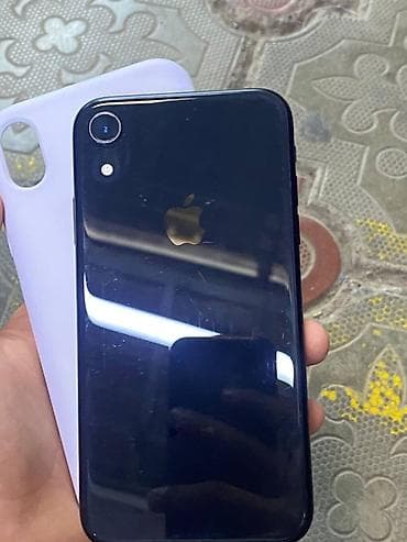 IPhone Xr, 64 ГБ, Черный, Чехол