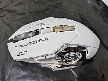 игровая мыш: Игровая мышь, белый корпус с хромированными вставками и подсветкой — 2