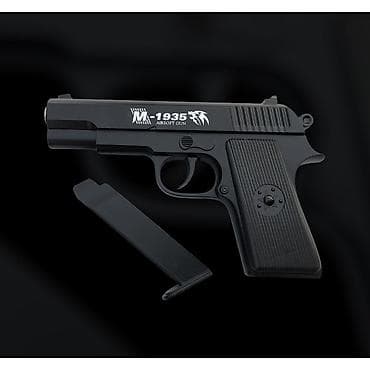 арбизный пистолет: 🔥 Игрушечный пистолет M-1935 (Airsoft Gun) с пластиковыми пульками 🔥 — 9