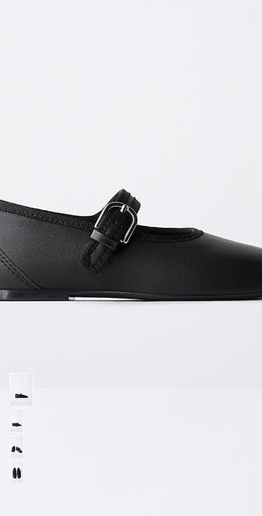 ссср одежда: Детские кожаные балетки ZARA — 29 размер 🖤 Абсолютно новые, ни разу — 6