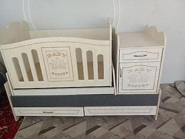 двуспальная кровать трансформер: Детская кровать трансформер, Другой тип, цвет - Бежевый — 3