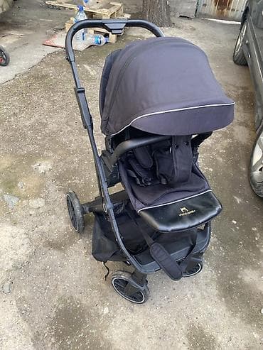 оюнчук машына: Детская прогулочная коляска KING BABY (черная) - Тип: прогулочная — 1