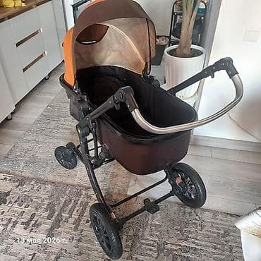 коляски в рассрочку бишкек: Коляска, Babystone, цвет - Коричневый, Б/у, Самовывоз — 3